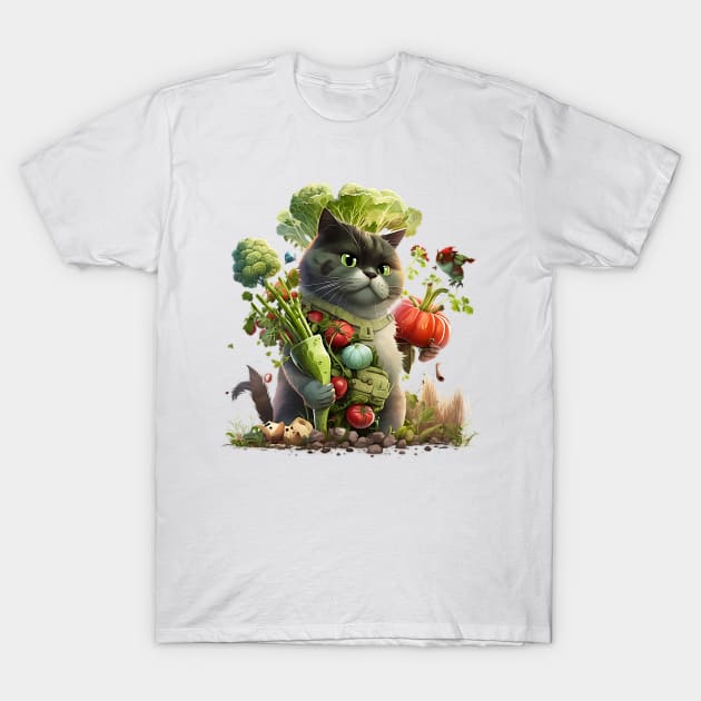 Cat gardener T-Shirt by TheKiziox